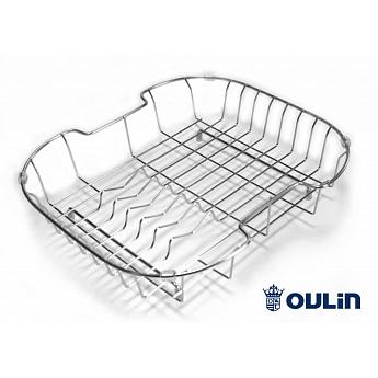 картинка Oulin корзина для посуды(фруктов) Ol-166L хром 